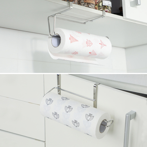 SHIMOYAMA Portarotolo in <span class=keywords><strong>Acciaio</strong></span> Inox da Sottopensile per Carta Igienica, Asciugamani e Rotoli da <span class=keywords><strong>Cucina</strong></span> - Product Image 3