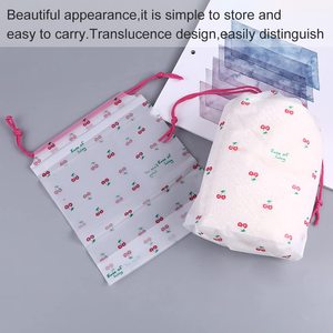 Bolsa de Cordón Transparente <span class=keywords><strong>Extra</strong></span> Grande Naranja Recién Llegada de <span class=keywords><strong>MU</strong></span>, Personalizable - Product Image 4