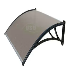Modern DIY Awning Design Rooftop windows soundproof awning polycarbonate solid sheet Hollow sheet canopy
