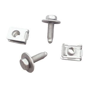 Clip de sujeción de tornillos para placa protectora de chasis Mercedes Benz A0049941845, sujetador de acero para reparación o reemplazo - Product Image 2