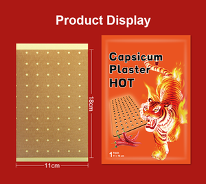 HODAF 2026 OEM Patch chauffant transdermique personnalisé à base de plantes de capsicum pour le soulagement de la douleur, à action longue durée avec menthol - Product Image 2