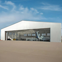 Hangar económico y eficiente, estructura de acero para aviones, construcción de estructura de acero prefabricada