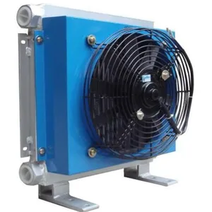 Industrial compressor parts 6m3/min 10bar oil cooler after cooler with fan assembly