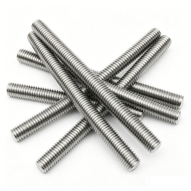 High Quality Multi Material High Strength Threaded Rod M2 M4 M6 M8 M10 M12 UNC UNF Thread Long Thread Rod DIN ISO Standard