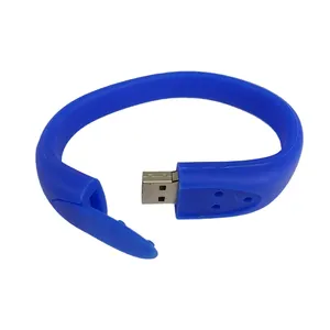 Nieuw Product Distributeur Wilde Siliconen Armband Usb Flash Drive 16Gb 32Gb 8Gb Memory Stick Pro Duo Adapter pendrive Por Burgemeester