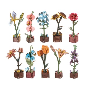 3D Hoa Bằng Gỗ Câu Đố Đồ Chơi Trẻ Em Giáo Dục Tự Làm Hoa Bó Hoa Mô Hình Xây Dựng Kit Gỗ Bonsai Câu Đố Thủ Công Bộ Sưu Tập Trang Trí Nội Thất Thiết Lập - Product Image 1