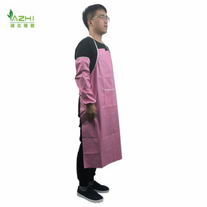 Tablier rose personnalisé jetable en microporeux, design boulangers, tablier de peinture non tissé, robe-tablier pour femmes/enfants - Product Image 3