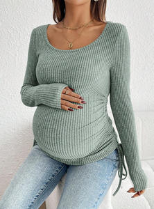 <span class=keywords><strong>Pull</strong></span> en tricot de maternité King Mcgreen Star pour <span class=keywords><strong>femme</strong></span> <span class=keywords><strong>enceinte</strong></span>, sous-vêtement décontracté à col rond et manches longues - Product Image 4