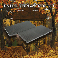 Módulo de Pantalla LED Interior a Todo Color P5 de 320x160 mm |   Panel LED Versátil con Brillo de 1200cd y 2 Años de Garantía para Áreas Públicas y Escenarios