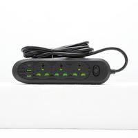 Fiches Prises 5 Broches Ip67Plug Bureau 13 Amp Sorties D'ampoule Mâle Compteur Table De Charge Surtension Femelle Phase Usa Prises Électriques