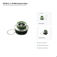Joint mécanique à soufflet métallique MFL85N de remplacement pour pompe à huile chaude Burgmann MFL85N, fabricant OEM