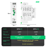 GEYA GRT6-M1 A230 Relay Waktu Multifungsi Relay Penunda Waktu 24 v 10 Fungsi Relay Timer Digital Saklar Waktu Penunda