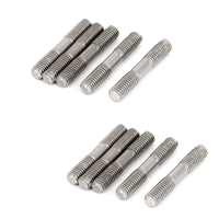 Vis à bois filetée double extrémité en acier inoxydable 18-8 Inox SS304 SS316 SS316L A2 A4