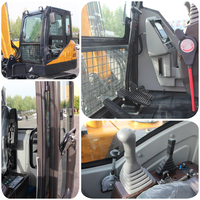 Livraison gratuite JIAHE Excavatrice compacte hydraulique sur chenilles de 7,5 tonnes, moteur EPA de haute qualité, mini-pelle sur chenilles
