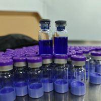 Peptides OEM en vrac, livraison gratuite, approvisionnement direct usine, haute qualité, économique, flacon en stock, GHK-CU pureté 99%+, meilleur prix