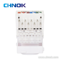 Connecteur Keystone RJ45 Cat6 pour ordinateur, type Clipsal 8p8c, 3m, plaqué or, réseau, certifié CE pour ROHS