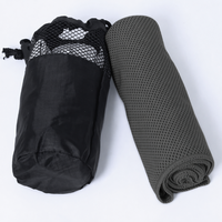 Serviette en microfibre légère à séchage rapide, serviette de voyage portable, serviette de sport d'extérieur avec étui en silicone
