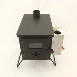 Outdoor BBQ/Tent/Camping warm heater,cooking wood burning stove ,wood water heater