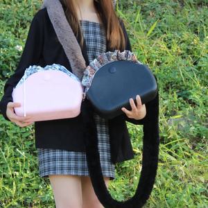 Bolso Bandolera de <span class=keywords><strong>Moda</strong></span> para Mujer con Correa Ajustable, Duradero, de EVA, Tipo Cubo, con Cordón, Gran Capacidad, para Uso Diario, con Cremallera - Product Image 2