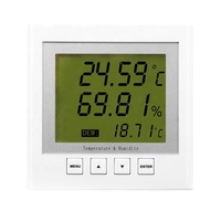 Capteur d'humidité et de température avec écran LCD, point de rosée, RS485 MODBUS-RTU, plage de fonctionnement -20~70°C, certifié CE, garantie 12 mois