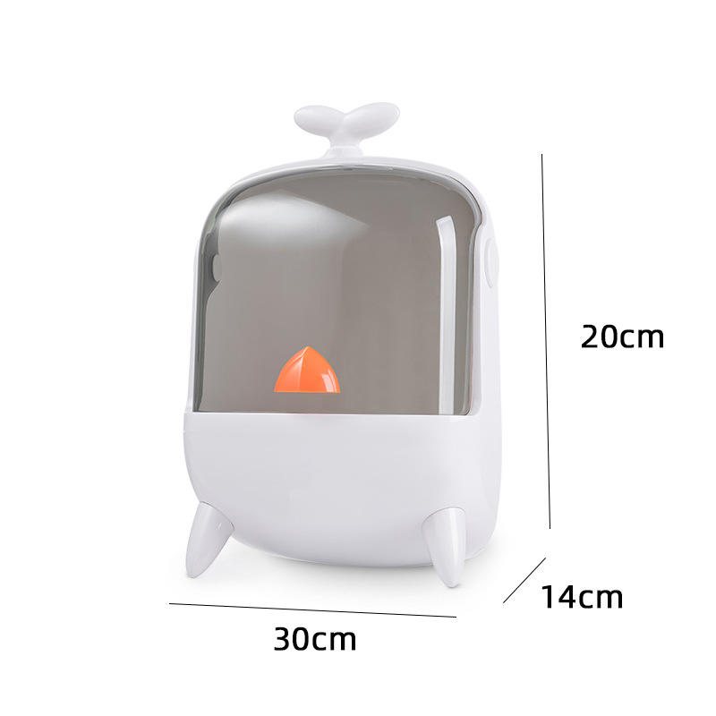 5276 Jolie boîte de rangement (grande taille) [Blanc]