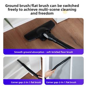 Aspirateur domestique à grande aspiration Fonction de séchage humide Alimentation électrique pour les poils de chat Tapis transfrontalier Petits aspirateurs à main - Product Image 3