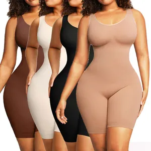 Wholesale Custom Plus Size Recycled Ladies Full Body Shaper Tummy Control One Piece Women Seamless Slimmer Shapewear For Women