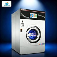 Laveuse-sécheuse combinée 22 kg, multilingue (anglais, thaï), avec programme de désinfection et paiement par carte à puce