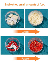 Penggiling Bawang Putih Mini Nirkabel Grosir Baru, Pengisi Daya USB, Penggiling Makanan Multifungsi, Penggiling Daging dan Sayuran