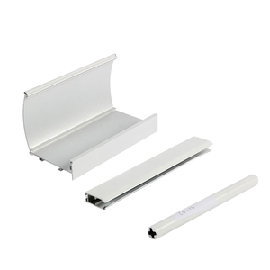 Perfil de Persianas de Ventana Tubular de Aluminio Para Persianas Perfil de Pista Enrollable Componentes de Persianas Verticales Perfil de Aluminio - Product Image 1