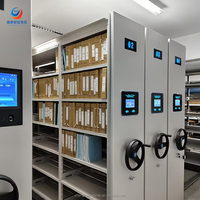 Étagères de rangement en acier réglables, unités mobiles pour dossiers de bureau, pièces industrielles et documents d'archives