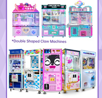 Machine à griffes d'arcade personnalisable pour 2 joueurs, à monnayeur, pour parcs d'attractions, avec garantie d'un an et support en anglais