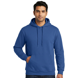 Boxy Fit High Quality Cotton Hoodie For Men Heavy Hoodie Pullover <b>Sweatshirt</b> Custom Logo French Terry Blank Hoodies - Product Image 1
