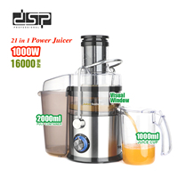 DSP 1000W 21 in 1 Blender Pengolah Makanan Juicer Penggiling Daging dengan Motor 8827 16000RPM Baja 430 untuk Dapur Rumah