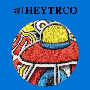 Moderne, individuell bestickte Aufbügelapplikationen mit Merrow-Maschinenstickerei aus Polyester für Kleidung, Hüte, Jeans, Jacken, Taschen und Rucksäcke - Product Image 6