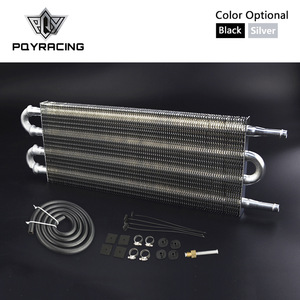 Refroidisseur d'huile en aluminium pour pièces automobiles modifiées, 2 rangées, universel, pour mise à niveau et rétrofit - Product Image 5