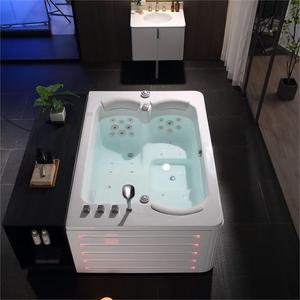 Masseur d'épaules, baignoire <span class=keywords><strong>spa</strong></span> autoportante en acrylique, <span class=keywords><strong>jacuzzi</strong></span>, hydromassage pour usage intérieur/extérieur, salle de bain, massage pour couples - Product Image 2