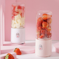 Mixeur portable électrique personnel en acier inoxydable pour jus de fruits, rechargeable par USB, avec 6 lames, pour la maison
