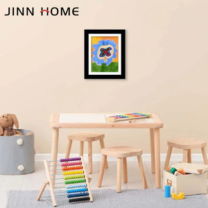 Fermeture magnétique 8x10 Cadre d'affichage en <span class=keywords><strong>verre</strong></span> incassable Cadre <span class=keywords><strong>de</strong></span> <span class=keywords><strong>photo</strong></span>/peinture pour œuvres d'art pour enfants Style simple pour usage domestique - Product Image 6