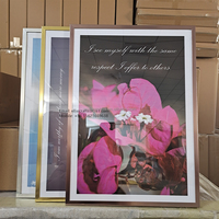 Affiche photo en aluminium noir, cadre de photo, A1 A2 A3 A4 A5, vente en gros,