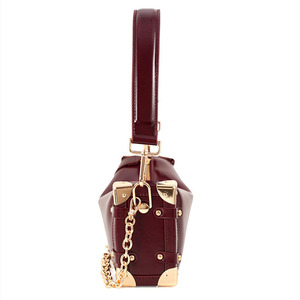 Luxury Soft Leather <b>Box</b> Bag Women <b>Bridal</b> Wedding Chain Shoulder Crossbody Handbag for Engagement Gift - Product Image 6