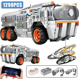 Reobrix Nouveau modèle de voiture d'exploration spatiale télécommandée City, véhicule RC, jouets de construction en briques à assembler soi-même, ensembles de blocs de construction, cadeau - Product Image 6