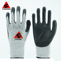 Gant résistant aux coupures niveau 5 affûtage des couteaux sécurité Anti-coupure Pu sécurité Anti-coupure jardinage industriel Pu gants mécaniciens Ce