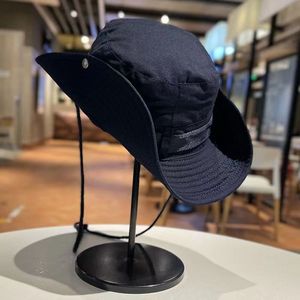 Sombrero Boonie de Ala Ancha, Transpirable, Protección Solar, para Senderismo, Pesca, Unisex, Color Caqui, Negro, Azul Marino, Gris, Verde Militar - Product Image 4