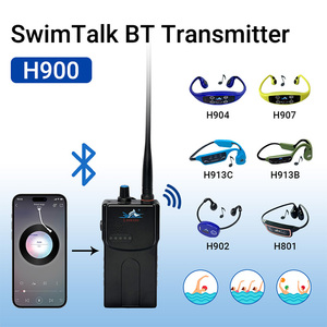 Émetteur FM H900 pour Entraînement de Natation <span class=keywords><strong>en</strong></span> Temps Réel, 12 Canaux, Compatible avec les Casques H902/H904/H907/H801/H913B/C, Haut-parleur Intégré - Product Image 4