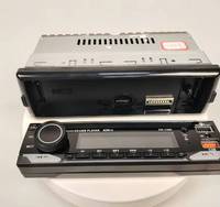 Lecteur MP3 stéréo 1 Din avec panneau détachable, émetteur FM, Bluetooth, 2 ports USB, grand écran LCD, portée de 10 m, amplificateur de voiture
