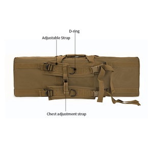 SIVI 두꺼운 방수 600D 헤비 듀티 36 인치 핸들 휴대 어깨 배낭 전술 더블 가방 총 케이스 - Product Image 3