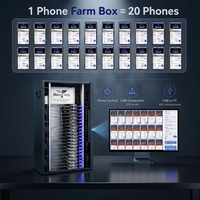 Boîtier de ferme de téléphones mobiles Android Granja Bots pour cartes mères de smartphones