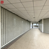 Porte de garage enroulable automatique Bolang en aluminium ajouré, sécurisée et respirante, pour maison et commerce