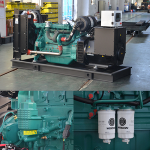 נחושת 100% לסירוגין 75kva דיזל גנסט 60kw גנרטורים דיזל עם מנוע וואיצ 'אי וצריכה נמוכה
